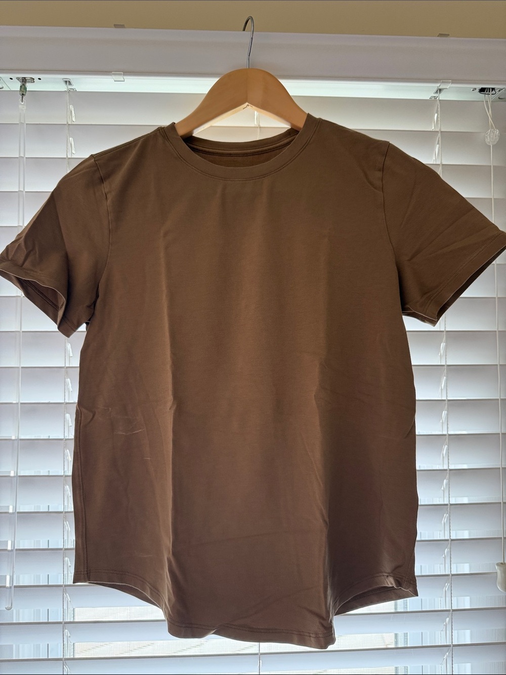 lululemon athletica Brown Short Sleeve Crew Tee